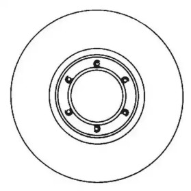 Тормозной диск JURID для ISUZU CAMPO (KB) 2.0 (KB28)