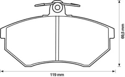 Дополнительные работы JURID для VW GOLF II (19E, 1G1) 1.8 GTI 16V