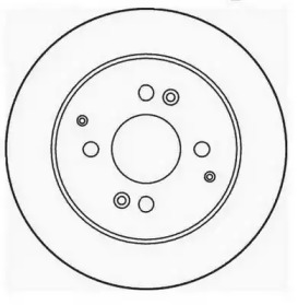 Дисковой тормозной механизм JURID для HONDA ACCORD IV (CB) 2.2 i 16V (CB7)