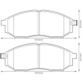 Запчасти для ТО JURID для NISSAN NP300 NAVARA (D40) 2.5 dCi