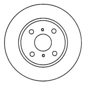 Тормозной диск JURID для BMW 3 Compact (E36) 318 ti