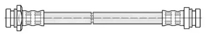 тормозные шланги JURID для CHEVROLET AVEO седан (T250, T255) 1.2 LPG