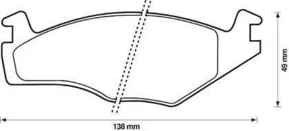 Запчасти для ТО JURID для VW POLO (6N1) 64 1.9 D