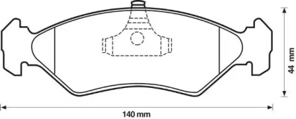 Запчасти для ТО JURID для MAZDA 121 III (JASM, JBSM) 1.8 D