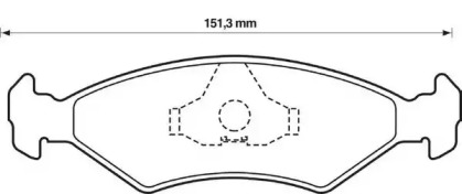 Запчасти для ТО JURID для MAZDA 121 III (JASM, JBSM) 1.8 D