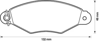 Запчасти для ТО JURID для NISSAN KUBISTAR (X76) 1.5 dCi