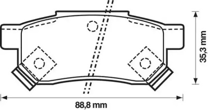 Дополнительные работы JURID для HONDA CIVIC VI седан (EJ, EK) 1.6 VTi (EK4)