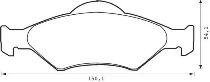 Запчасти для ТО JURID для MAZDA 121 III (JASM, JBSM) 1.8 D