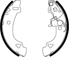 Тормозная колодка / накладка JURID для FIAT PANDA (141_) 1000 4x4