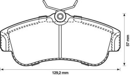 Запчасти для ТО JURID для NISSAN PRIMERA Hatchback (P11) 2.0 16V