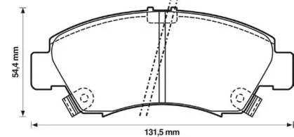 Дополнительные работы JURID для HONDA CIVIC VI седан (EJ, EK) 1.6 VTi (EK4)