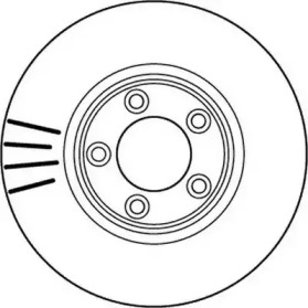 Тормозной диск JURID для JAGUAR S-TYPE (X200) 2.7 D