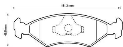 Запчасти для ТО JURID для FORD FIESTA III (GFJ) 1.6