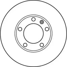 Тормозной диск JURID для NISSAN INTERSTAR Фургон (X70) dCi 140