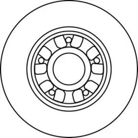 Тормозной диск JURID для NISSAN PRIMASTAR Фургон (X83) 2.0