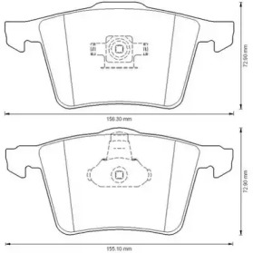 Дополнительные работы JURID для MAZDA 3 (BK) 2.3 MPS Turbo