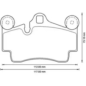 Дополнительные работы JURID для PORSCHE CAYENNE (9PA) Turbo 4.5
