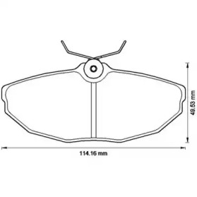 Тормозные колодки JURID для JAGUAR S-TYPE (X200) 2.5 V6