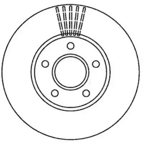 Дисковой тормозной механизм JURID для FORD TOURNEO CONNECT 1.8 TDCi /TDDi /DI
