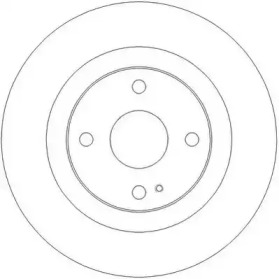 Тормозной диск JURID для MAZDA 323 S VI (BJ) 2.0