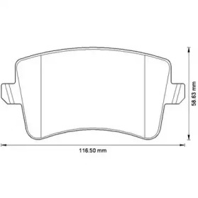 Дисковой тормозной механизм JURID для AUDI A4 Avant (8K5, B8) 2.0 TDI quattro