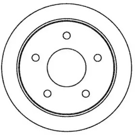 Тормозной диск JURID для NISSAN PRIMERA Hatchback (P12) 1.6