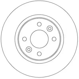 Тормозной диск JURID для DACIA LOGAN EXPRESS (FS_) 1.6
