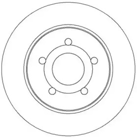 Тормозной диск JURID для FORD FOCUS II Кабриолет 1.6