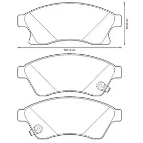 Дисковой тормозной механизм JURID для CHEVROLET CRUZE Station Wagon (J308) 1.4