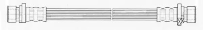 тормозные шланги JURID для HONDA JAZZ II (GD_, GE3, GE2) 1.3 (GD1)