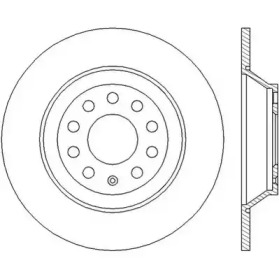 Тормозной диск JURID для AUDI A6 (4F2, C6) 2.8 FSI