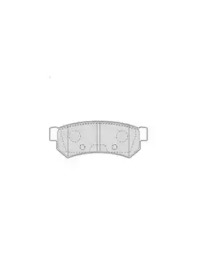 Тормозные колодки JURID для CHEVROLET NUBIRA седан 2.0 D