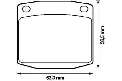 Дисковой тормозной механизм JURID для NISSAN SILVIA (S110) 1.8