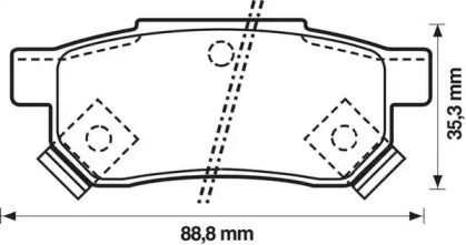Дополнительные работы JURID для HONDA CIVIC VI седан (EJ, EK) 1.6 VTi (EK4)