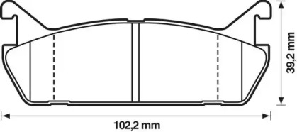 Дисковой тормозной механизм JURID для MAZDA 323 S IV (BG) 1.8 16V Turbo 4WD