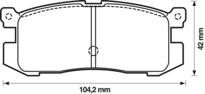 Запчасти для ТО JURID для MAZDA 626 III Hatchback (GD) 2.0 16V