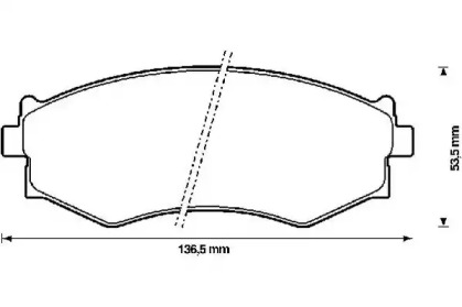 Запчасти для ТО JURID для NISSAN 200 SX (S13) 1.8 Turbo