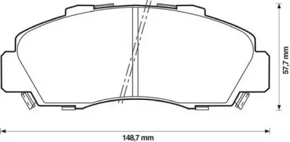 Дополнительные работы JURID для HONDA NSX Кабриолет (NA) 3.0 24V Vtec Automatic