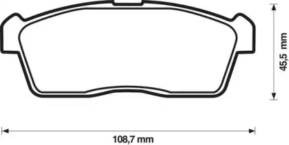 Запчасти для ТО JURID для NISSAN PIXO (UA0) 1.0
