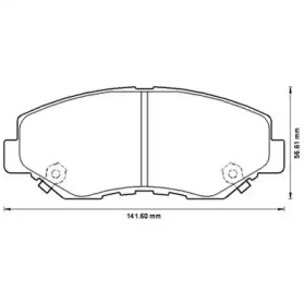 Тормозные колодки JURID для HONDA ACCORD VII Tourer (CM, CN) 2.4 (CM2)