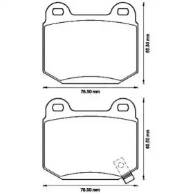 Дисковой тормозной механизм JURID для SUBARU IMPREZA седан (GD) 2.0 WRX STi AWD (GDB)