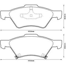 Запчасти для ТО JURID для DODGE CARAVAN (RG_) 3.3 AWD