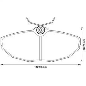 Тормозные колодки JURID для JAGUAR S-TYPE (X200) 2.5 V6