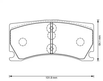 Дополнительные работы JURID для JAGUAR XK Кабриолет (X150) 4.2 XK8
