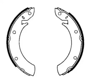 Барабанный тормозной механизм JURID для FORD TRANSIT c бортовой платформой/ходовая часть (74E) 1.5