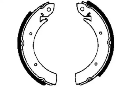 Барабанный тормозной механизм JURID для FORD P 100 I 1.6