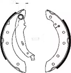 Запчасти для ТО JURID для PEUGEOT 306 Кабриолет (7D, N3, N5) 1.6