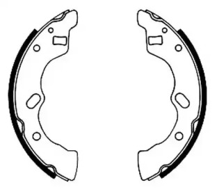 Тормозная колодка / накладка JURID для MAZDA 121 II (DB) 1.3 16V