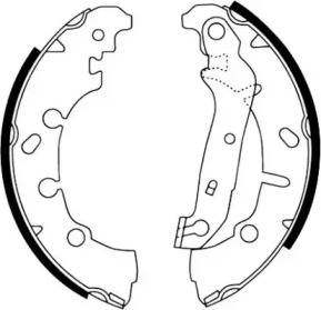 Тормозная колодка / накладка JURID для MAZDA 2 (DY) 1.4