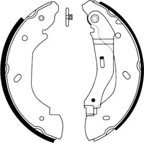 Тормозная колодка / накладка JURID для FORD TRANSIT c бортовой платформой/ходовая часть (FM_ _, FN_ _) 2.4 TDCi